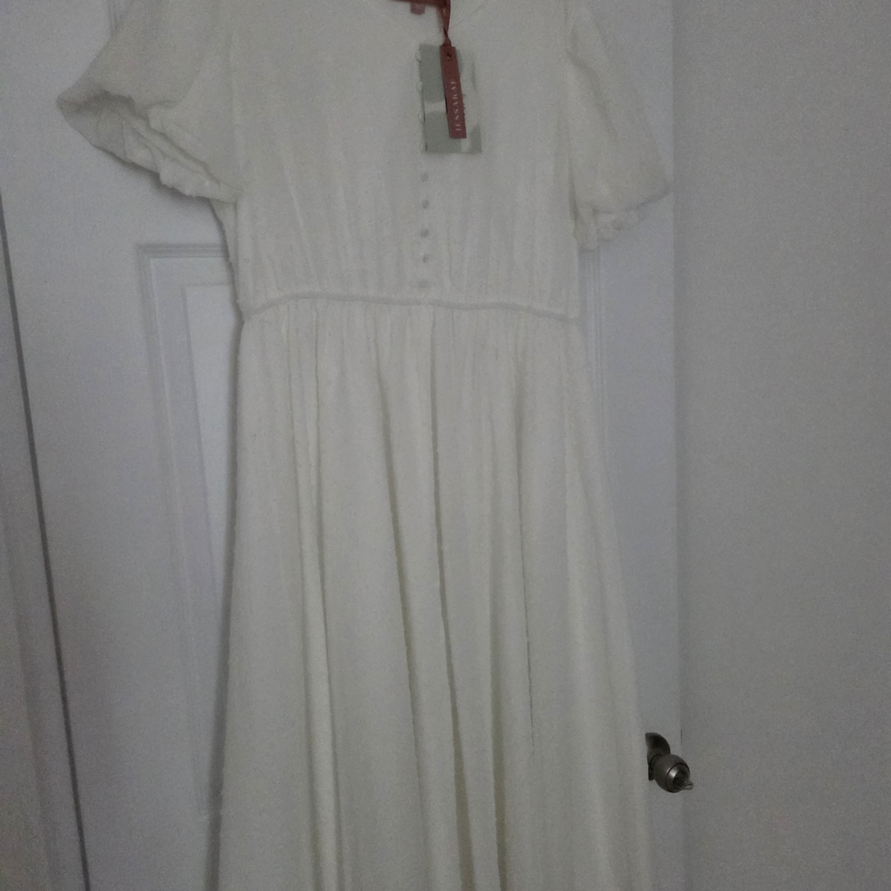 JessaKae White Midi Dress